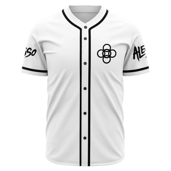 Alesso jersey EDM Rave Jersey Short Sleeve DJ Baseball Uniform Men/Women Tops