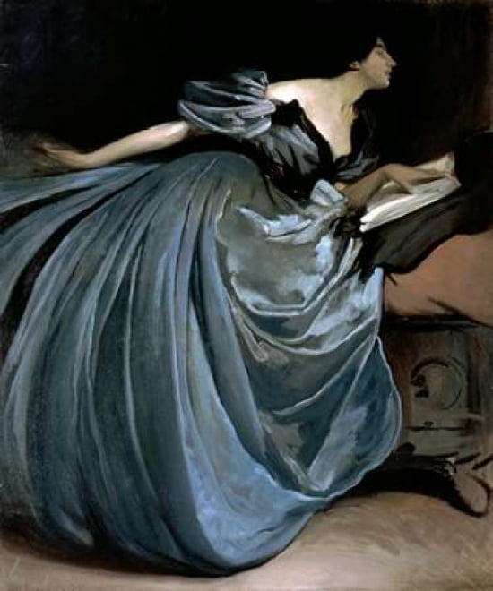 Alethea 1895 Canvas Art - John White Alexander (24 x 24)