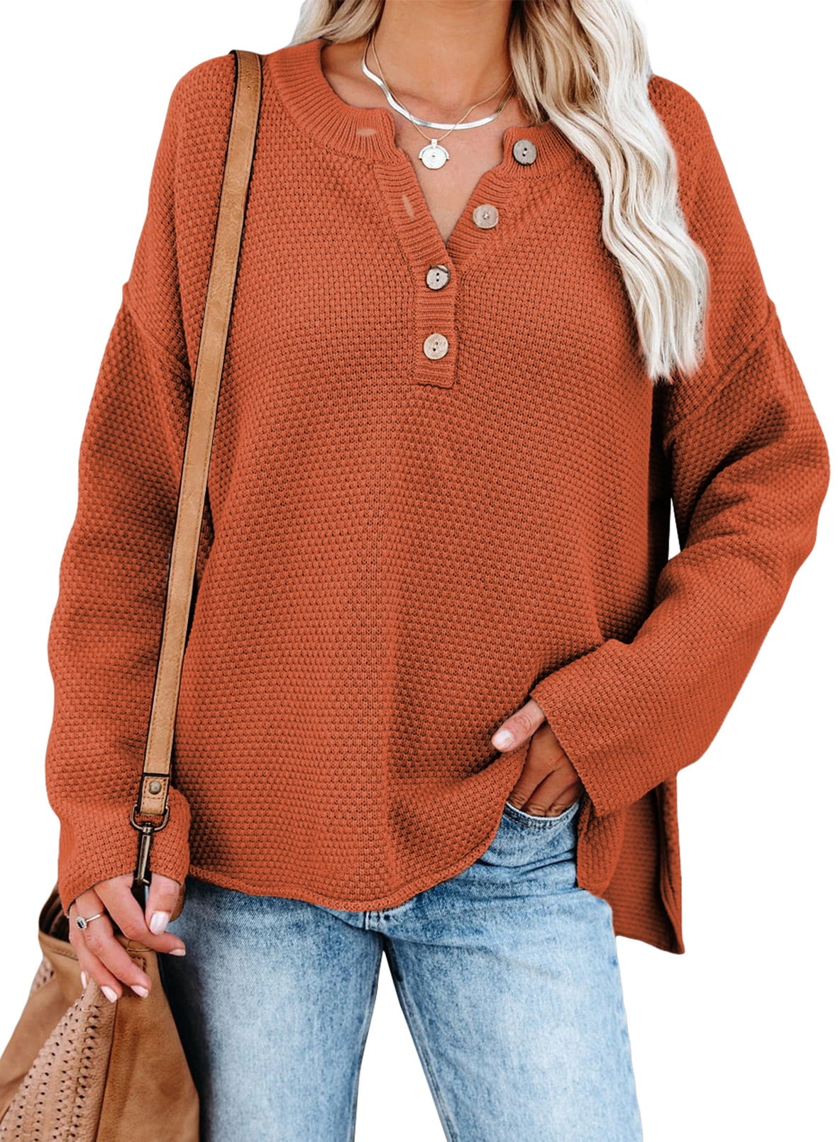 Sofie | Christmas Sweater with Buttons main image 0