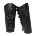 thumbnail image 1 of AlevRam 2-Pack Viking Bracers for Adults, Adjustable PU Faux Leather Medieval Arm Guards, Knight Gauntlet for Cosplay Costume, 1 of 6