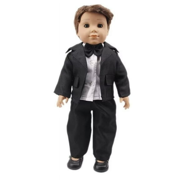 AlevRam 3 Pcs/Set 18" Doll Clothes Wedding Suit Gentleman Outfits Fit for 18 inch Boy Dolls
