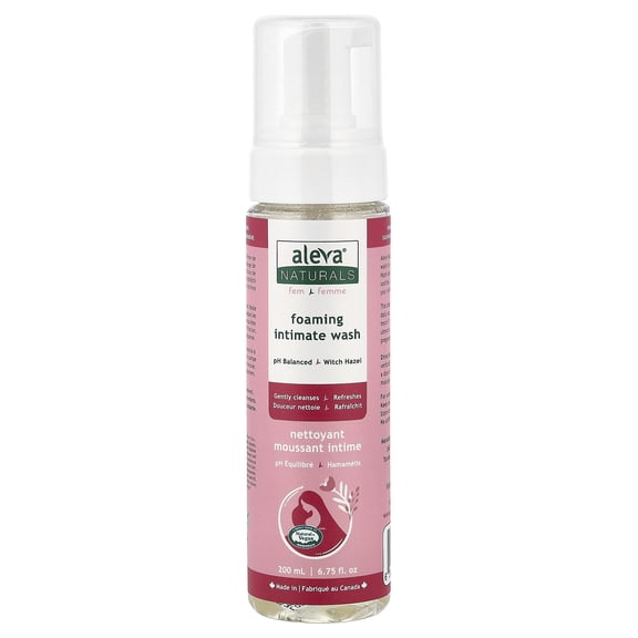 Aleva Naturals Foaming Fem Wash, 6.75 Fl. Oz.