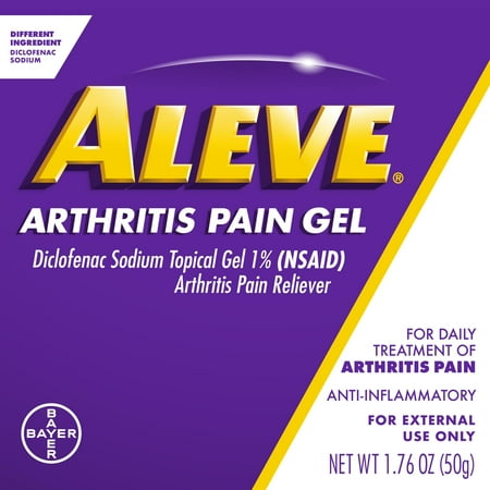 Aleve Arthritis Pain Gel for Topical Arthritis Pain Relief, 50G Tube