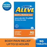 Aleve Back & Muscle Pain Reliever Naproxen Sodium Tablets, 90 Count