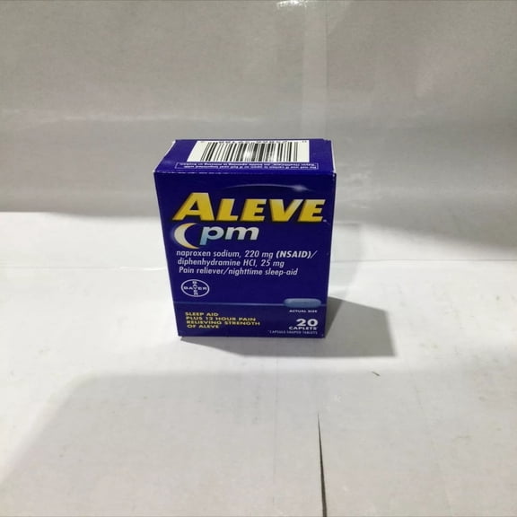 Aleve PM Caplets, 20 Count