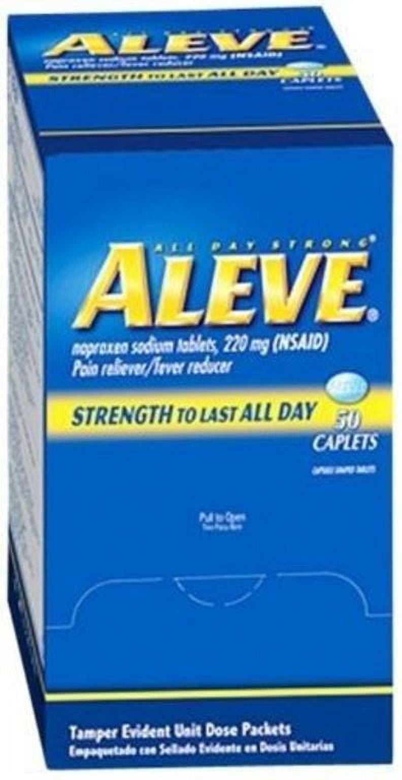 Aleve Pain Relief Naproxen Sodium Tablets 220 mg (NSAID) 200 Tablets MS