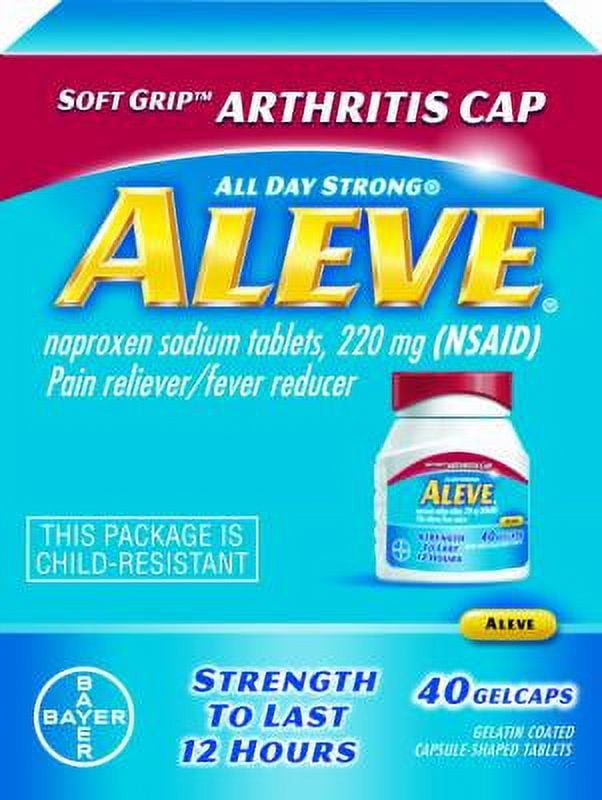 Aleve Soft Grip Arthritis Gelcaps, 40 ea