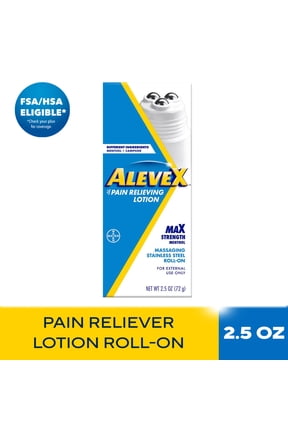 X Pain Relieving Lotion with Rollerball Applicator Topical Pain Reliever, 2.5oz