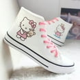 Alex 2025 Hello Kitty White Printed HighTop Unisex Sneakers, Couple’s