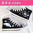 Alex 2025 Korean Kuromi HighTop Canvas Sneakers, Fashionable Spring