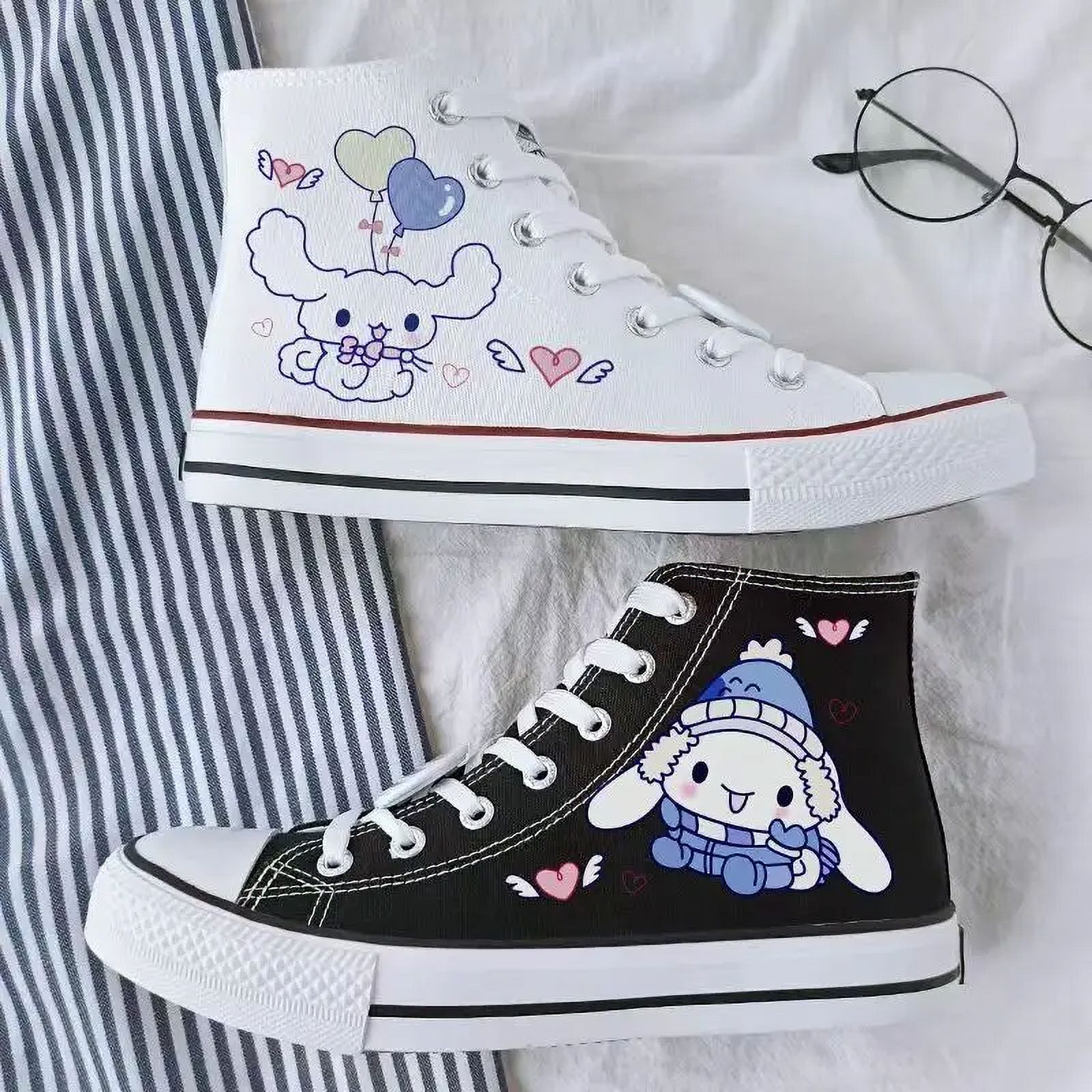 Alex 2025 Sanrio Cinnamoroll and My Melody Harajuku Canvas Shoes