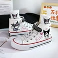 Alex 2025 Sanrio Kawaii Kuromi Girls Canvas HighTop Sneakers, New