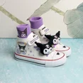 Alex 2025 Sanrio Kuromi Kids Canvas Shoes, Kawaii HighTop Sneakers for