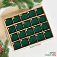 Alex 20Pcs Velvet Christmas Balls, Holiday Hanging Ornaments for Xmas