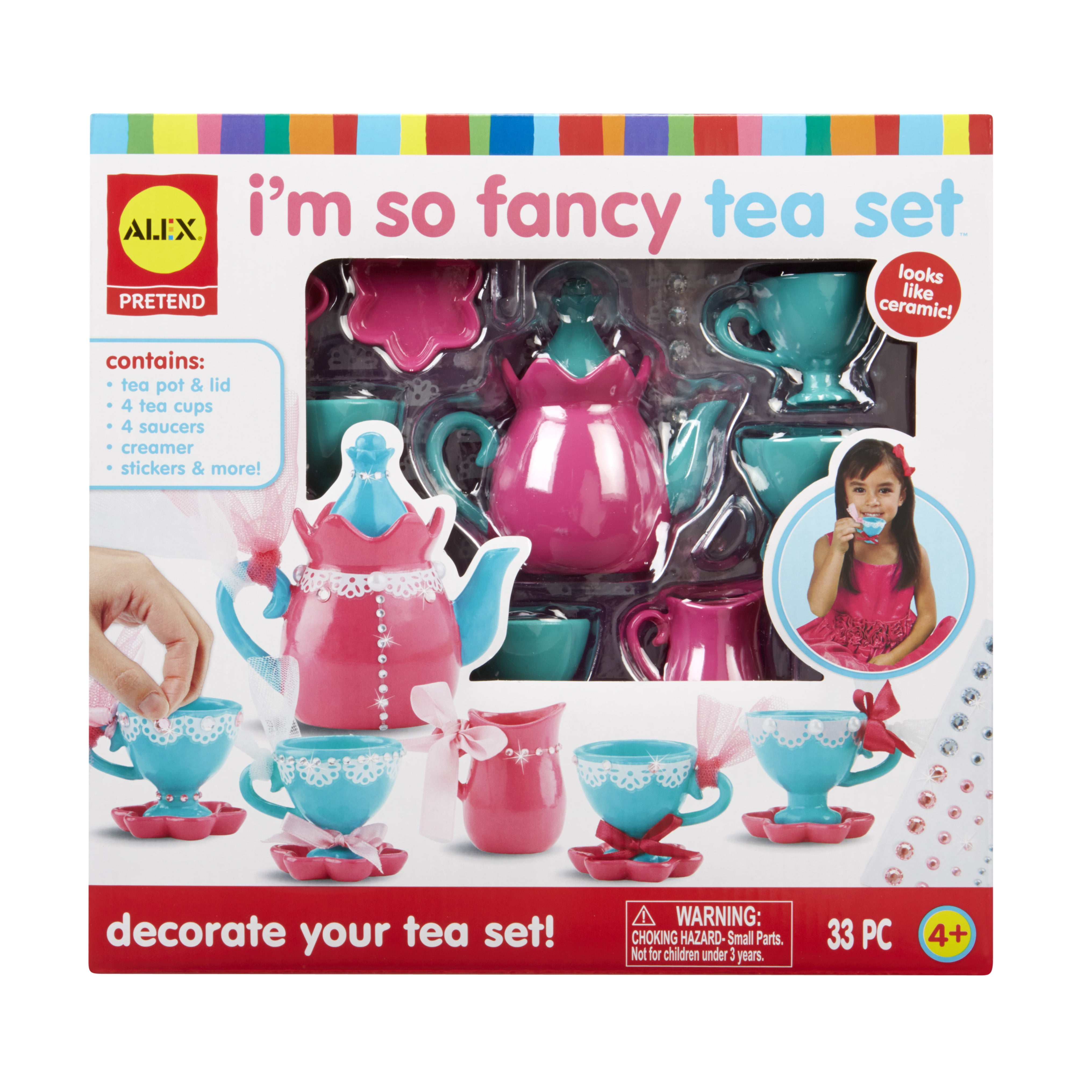 Alex pretend sales tin tea set