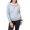 thumbnail image 1 of Alex + Abby Women's Funnel Neck Hoodie Pullover Sweatshirt X-Small Chrome Grey, 1 of 5