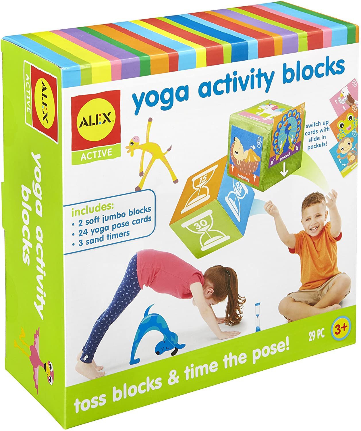 Alex Active Yoga Kids Activity Exercise Blocks - image 1 of 3