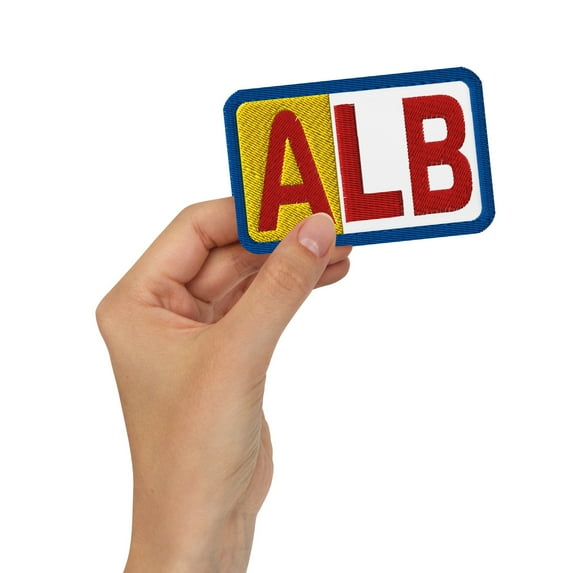 Alex Albon Red Bull Color Bar v2 F1 Embroidered Patch Color: White