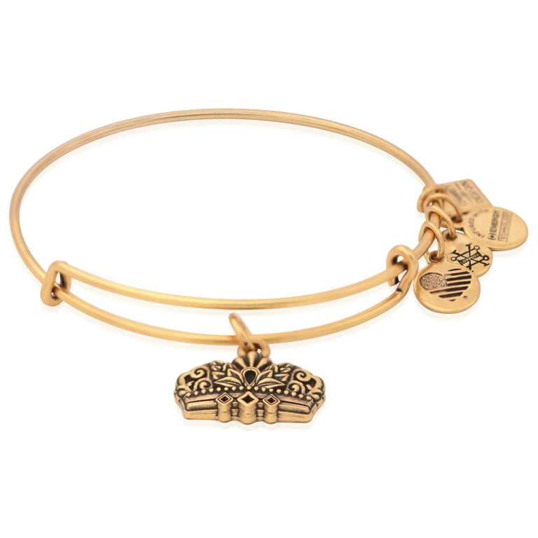 Alex And Ani Charity By Design Queens Crown IV EWB RG Bracelet