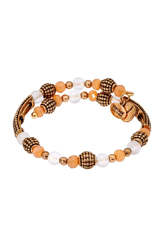 Destiny Terra Rafaelian Gold Finish Wrap Bracelet V17W04RG