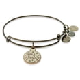 thumbnail image 1 of Alex And Ani Hello Winter Glitter Ornament EWB - Metallic Hazel, 1 of 2