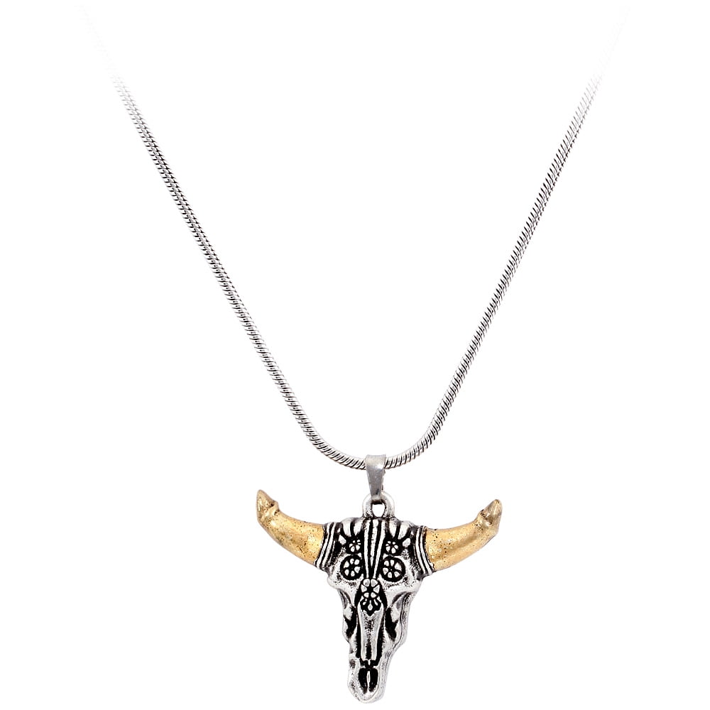 Alex And Ani Large Spirited Skull Necklace Rafaelian Silver Finish A17ENSPSLRS