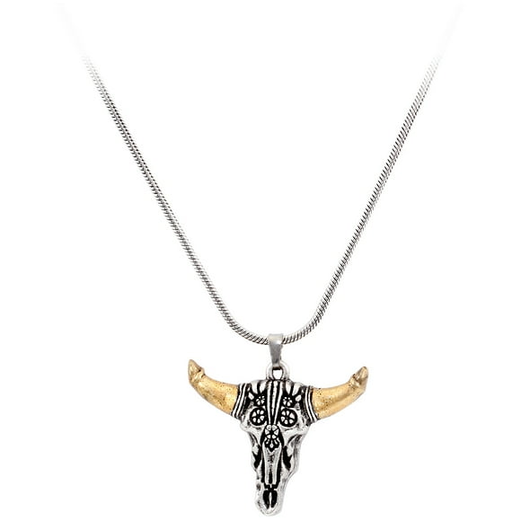 Alex And Ani Large Spirited Skull Necklace Rafaelian Silver Finish A17ENSPSLRS