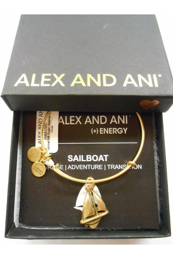 Sailboat Charm Bangle Rafaelian Gold Finish - A09EB170RG