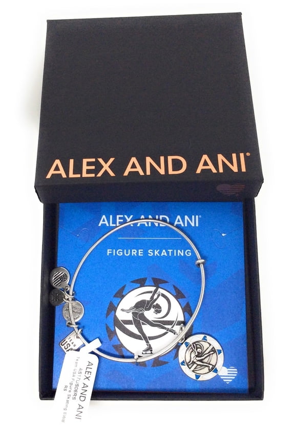 Team USA Figure Skating Charm Bangle Bracelet AS17US06RS