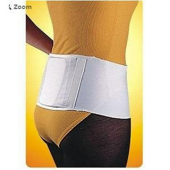 Alex Back Sacro Belt 6" White Large