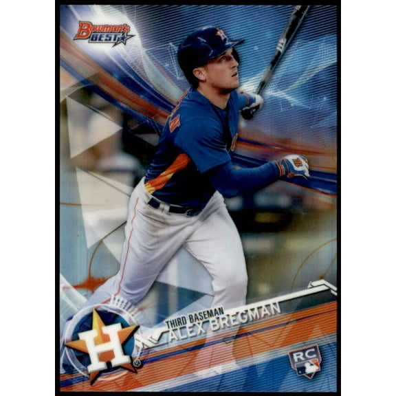 Alex Bregman Card 2017 Bowman's Best Refractors #54