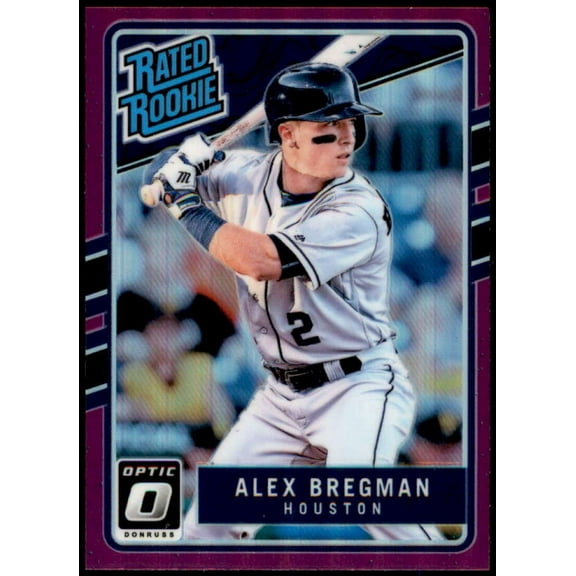 Alex Bregman Card 2017 Donruss Optic Purple #43