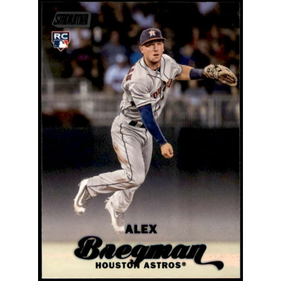 Alex Bregman Card 2017 Stadium Club Black Foil #195