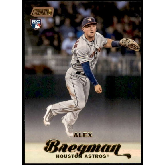 Alex Bregman Card 2017 Stadium Club Gold Foil #195