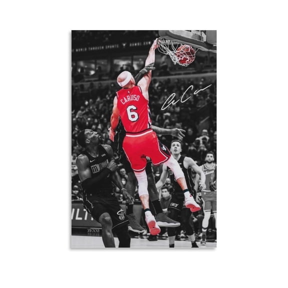 Alex Caruso Canvas Poster Room Aesthetic Poster Print Art Wall Painting Canvas Posters Gifts Modern Bedroom Decor 12x18inch(30x45cm)