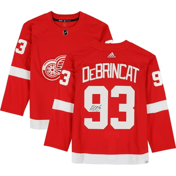 Alex DeBrincat Detroit Red Wings Autographed Red Adidas Authentic Jersey - Fanatics Authentic Certified