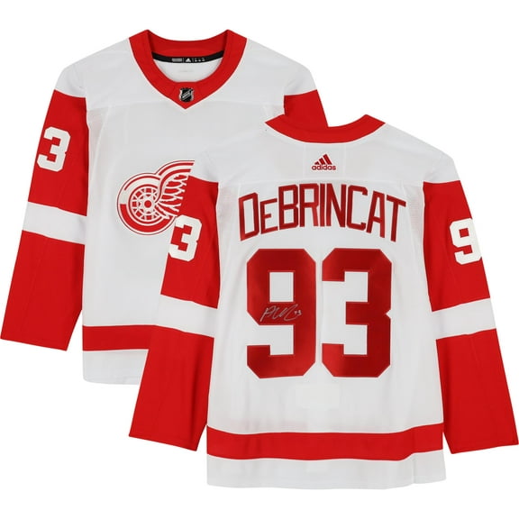 Alex DeBrincat Detroit Red Wings Autographed White Adidas Authentic Jersey - Fanatics Authentic Certified
