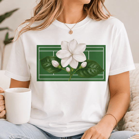 Alex Eala Sampaguita Bloom Tennis Fan Graphic T- Shirt 2094