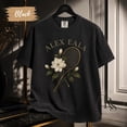 thumbnail image 1 of Alex Eala Tennis Racket T-Shirt, Sampaguita Floral Graphic Tee, Filipino Tennis Fan Gift Shirt, 1 of 6