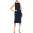 thumbnail image 1 of Alex & Eve Womens Ruffle Knee-Length Evening Dress, 1 of 2