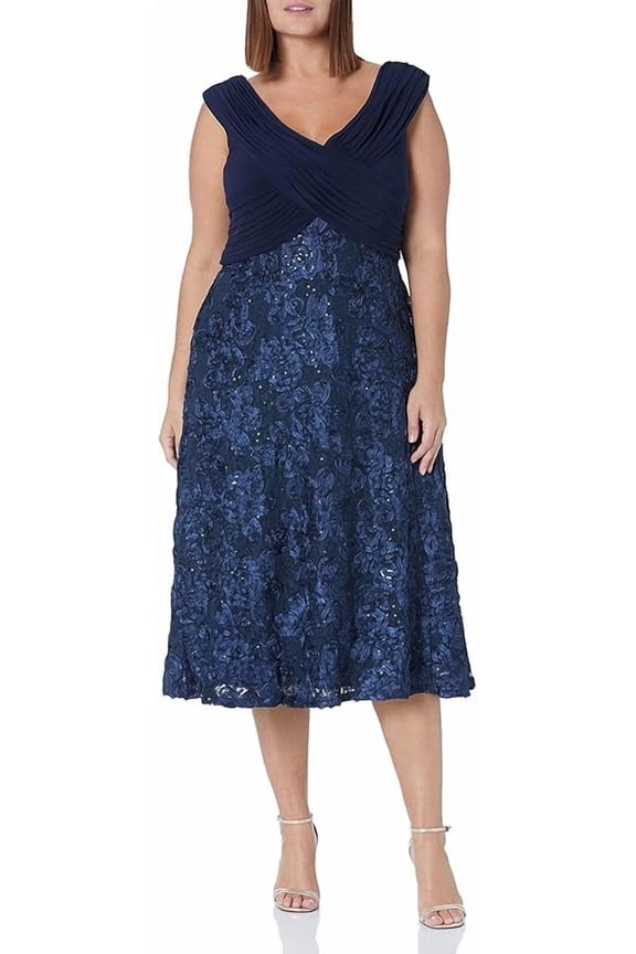 Lace, Sequined Dress, Women's Plus Size