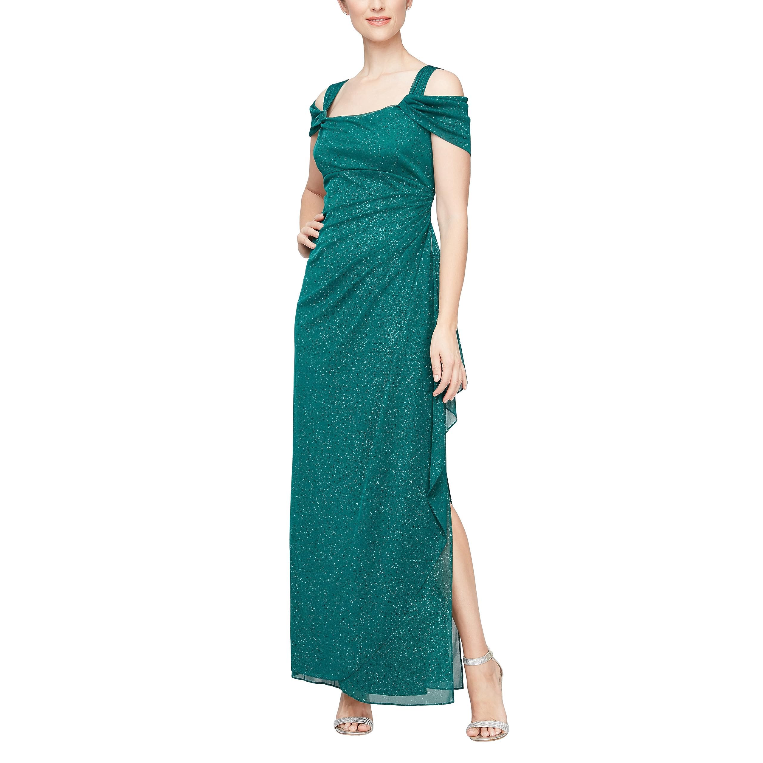 Gocciolare Eos Cold Shoulder Long Sleeve Dress
