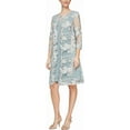 thumbnail image 1 of Alex Evenings Mock Jacket Short Floral, Dress Women's, 1 of 3