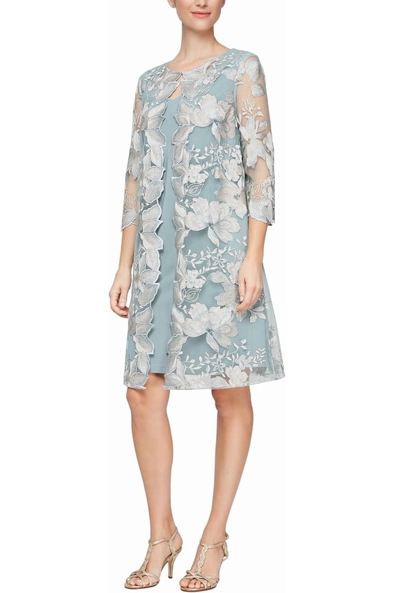 Mock Jacket Short Floral, Dress Women's