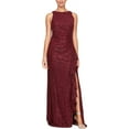 thumbnail image 1 of Alex Evenings Mother of The Bride Long Sleeveless Lace, Sequined Maxi Dress, Women's, 1 of 3