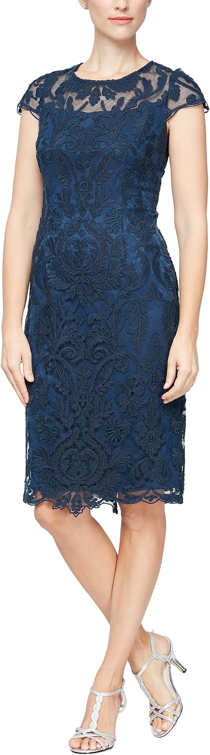 green emerald velvet dress Alex Evenings 81122751