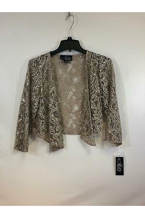 Women's Lace Jacket, Buff, 8