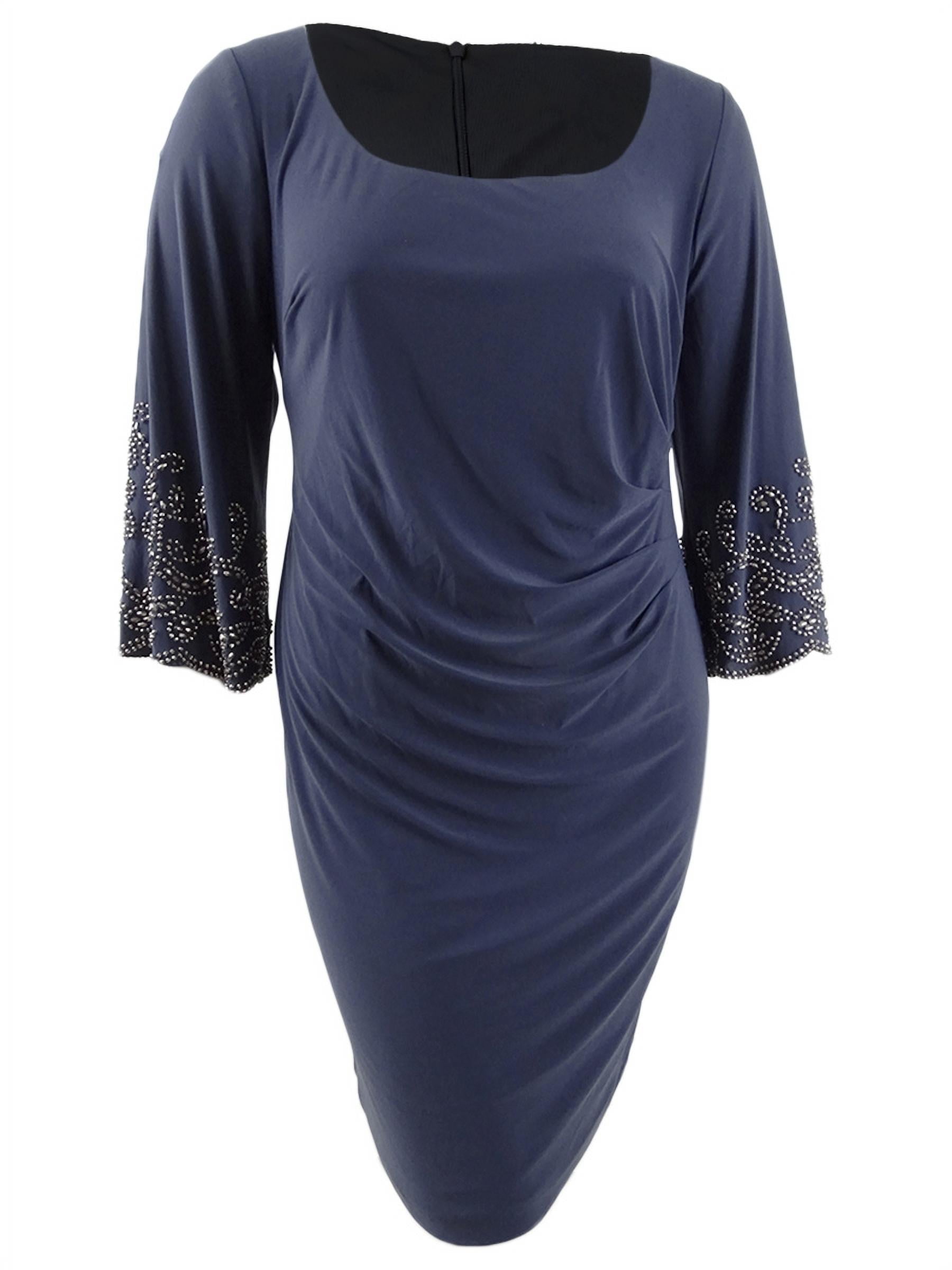 Alex Evenings Women s Plus Size Embellished Shift Dress 24W