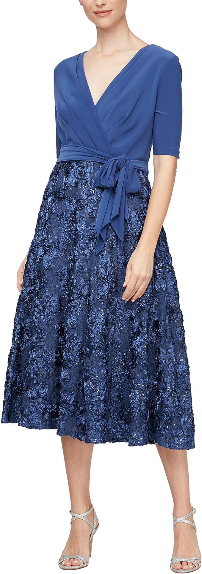 sachin and babi light blue dress Lace Patchwork Summer Plus Size Casual Chiffon Dress Women Fashion Short  Sleeve Irregular Solid Loose Women's Dresses Elegant A Line Lady Dress  25547 Buy cheaply on Joom main image 0