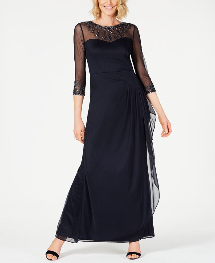sachin and babi light blue dress Shop Blue Alex Evenings Online main image 0